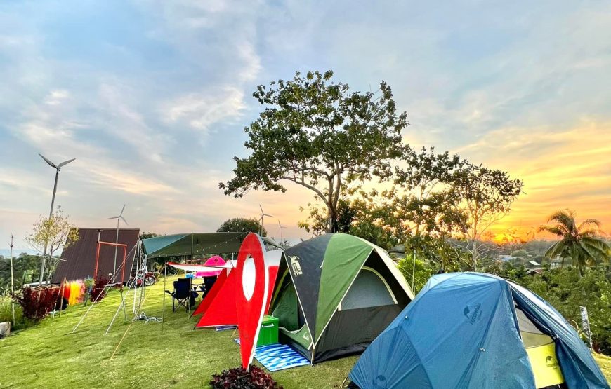 จิบแฟ แลเขา Camping สวนคุณหนิง